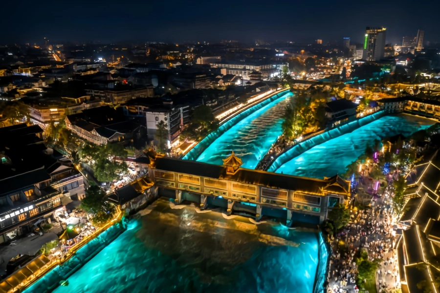 Lágrimas azules: El Mirage de galaxia azul en el río Minjiang-4