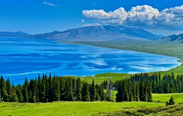 Sayram Lake: Un milagro ecológico... Desde Silk Road Waystation al 