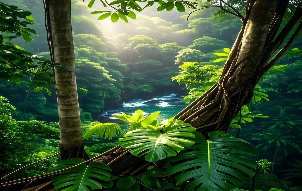 Primeval Forest Park: A Journey into the Secret Realm of the Peacock Kingdom and Tropical Rainforests